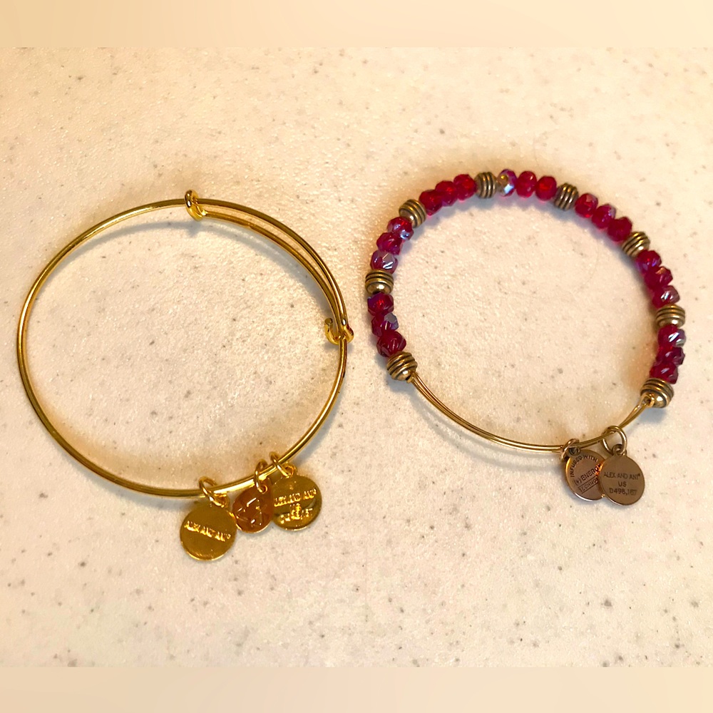 Alex and Ani bracelet set